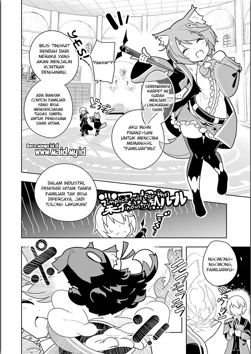 Wakamono no Kuro Mahou Hanare ga Shinkoku desu ga, Shuushoku shite Mitara Taiguu Iishi, Shachou mo Tsukaima mo Kawaikute Saikou desu Chapter 01 Gambar 25